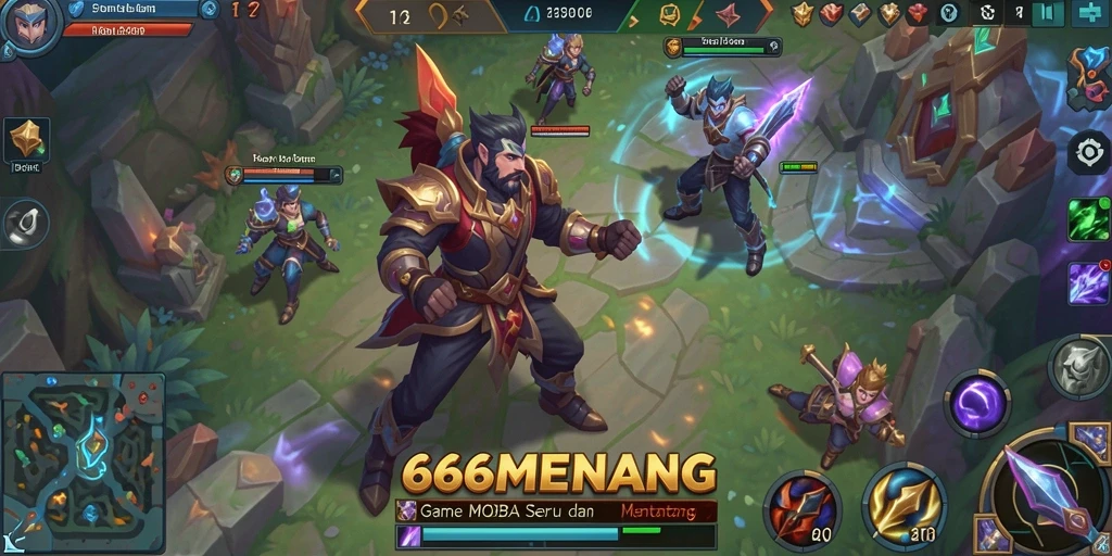 Tampilan seru dari gameplay <strong>666MENANG</strong> di medan pertempuran.