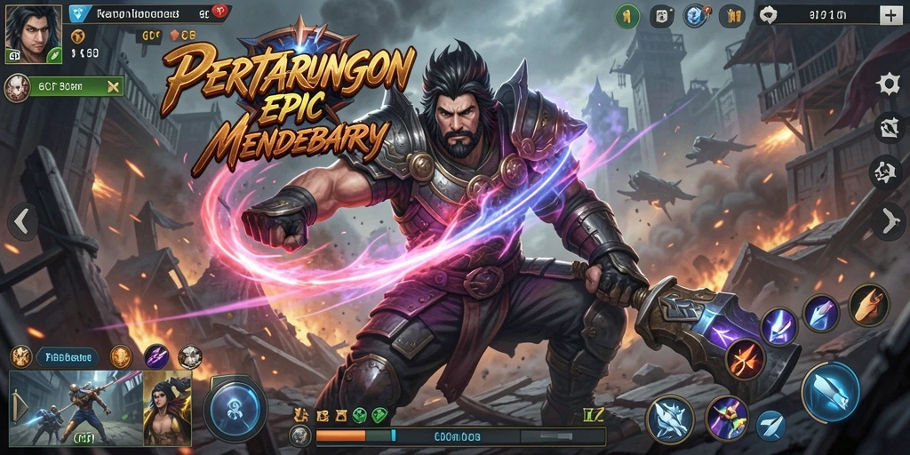 Tampilan gameplay Fighting yang mendebarkan di 6CF.
