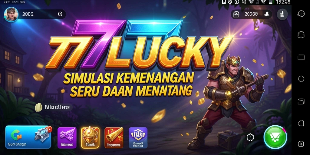 Screenshot gameplay <strong>777LUCKY</strong> menampilkan momen seru dan menantang.