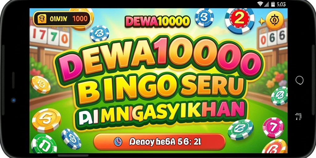 Screenshot gameplay DEWA1000 yang menunjukkan keseruan bermain Bingo.