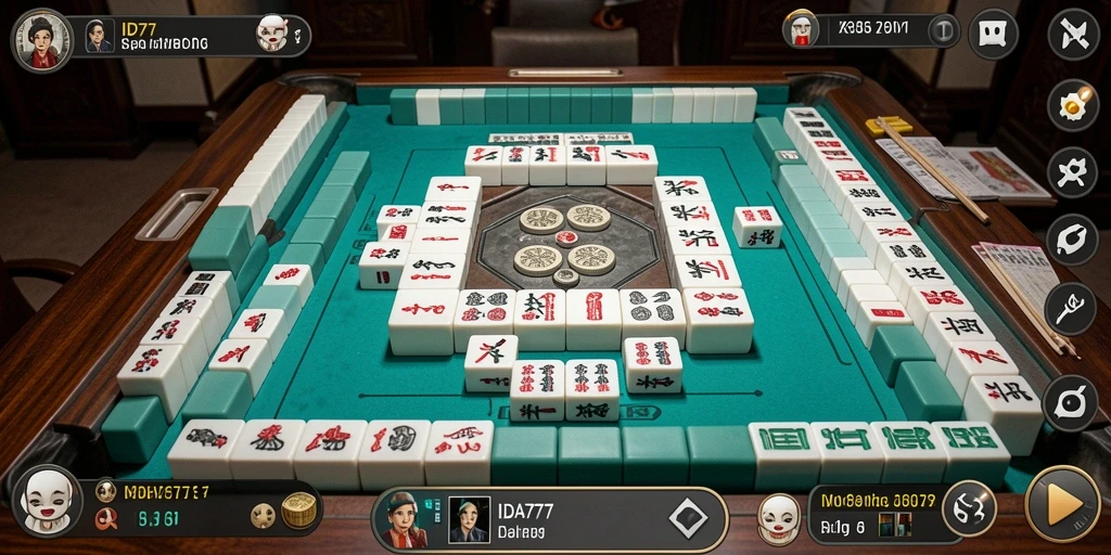 Tampilan gameplay Mahjong yang menantang di IDA777.