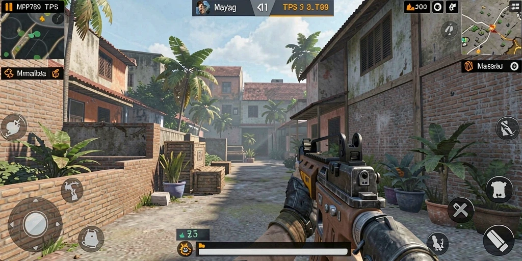 Screenshot utama MVP789 menampilkan aksi tempur seru dalam gameplay TPS.