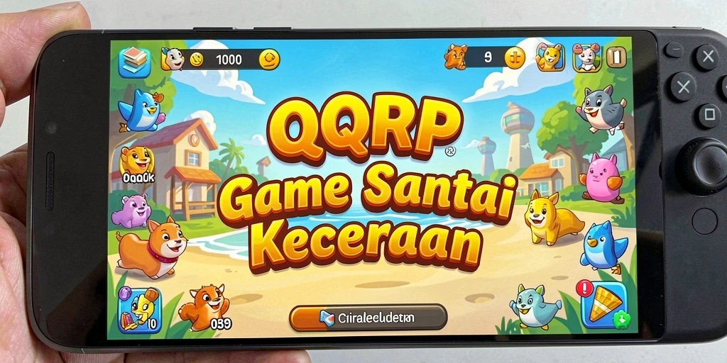 Tampilan gameplay QQRP yang penuh warna dan menyenangkan.
