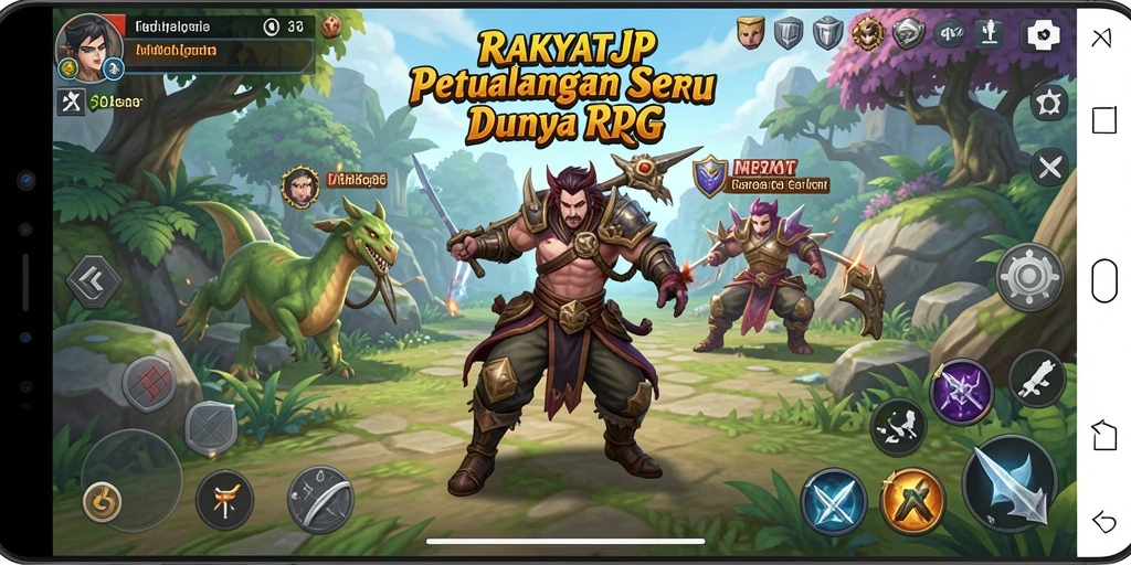 Tampilan gameplay RAKYATJP yang menawan dan penuh aksi.